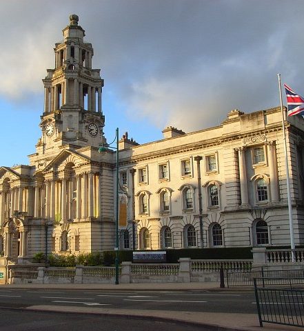Stockport_Town_Hall_(1) stockport england partnerschaft heilbronn